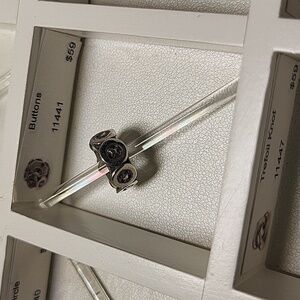 Trollbeads Buttons Sterling Silver Bead